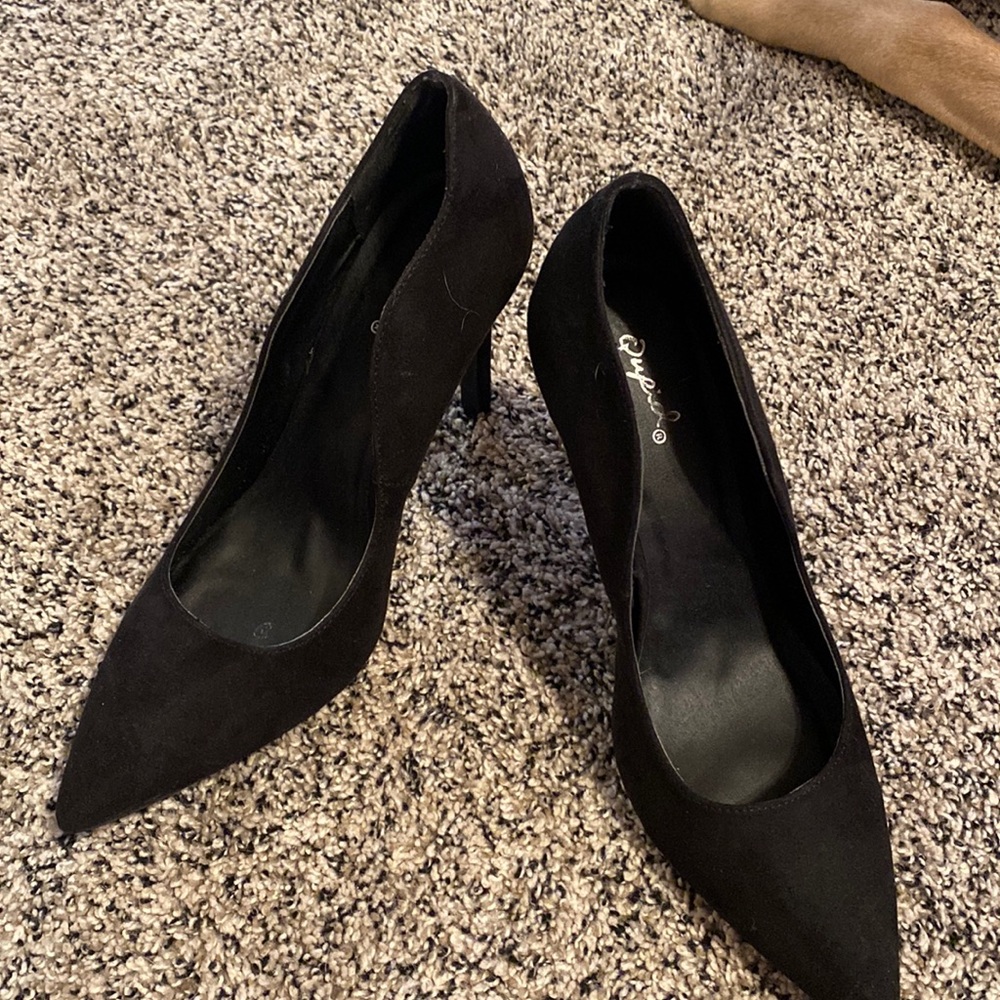 Black heels